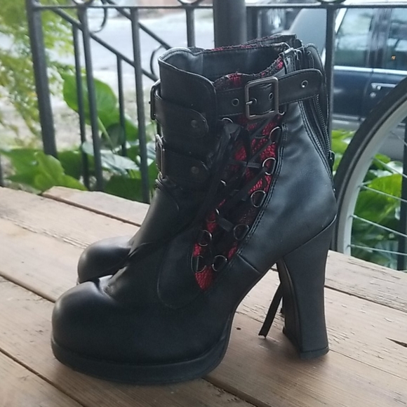 Demonia "Crypto-51" boots womens size 7.5/8 - Picture 5 of 6